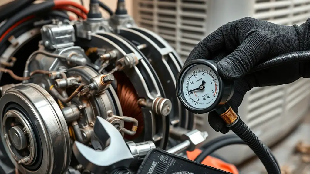 ac compressor cold issues
