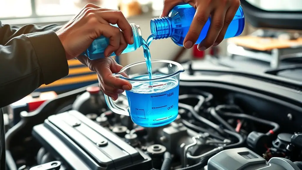 accurate coolant mixing process