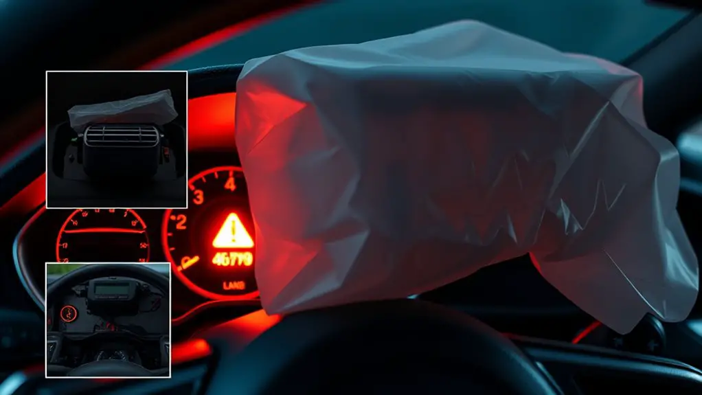 airbag deployment and sensors