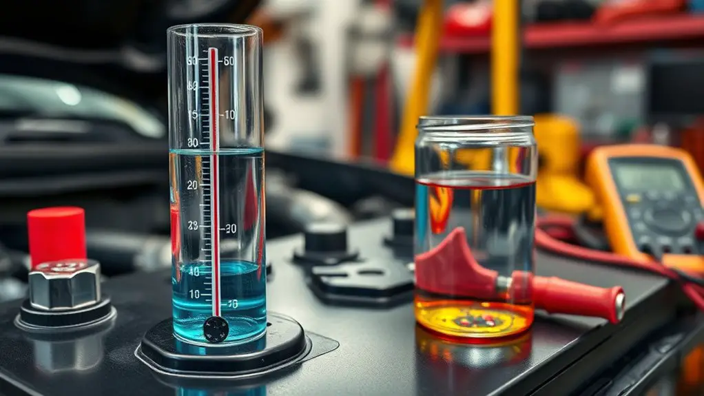 battery fluid diagnosis tool