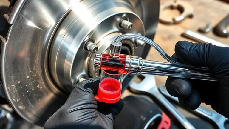 bleed brakes to eliminate noise