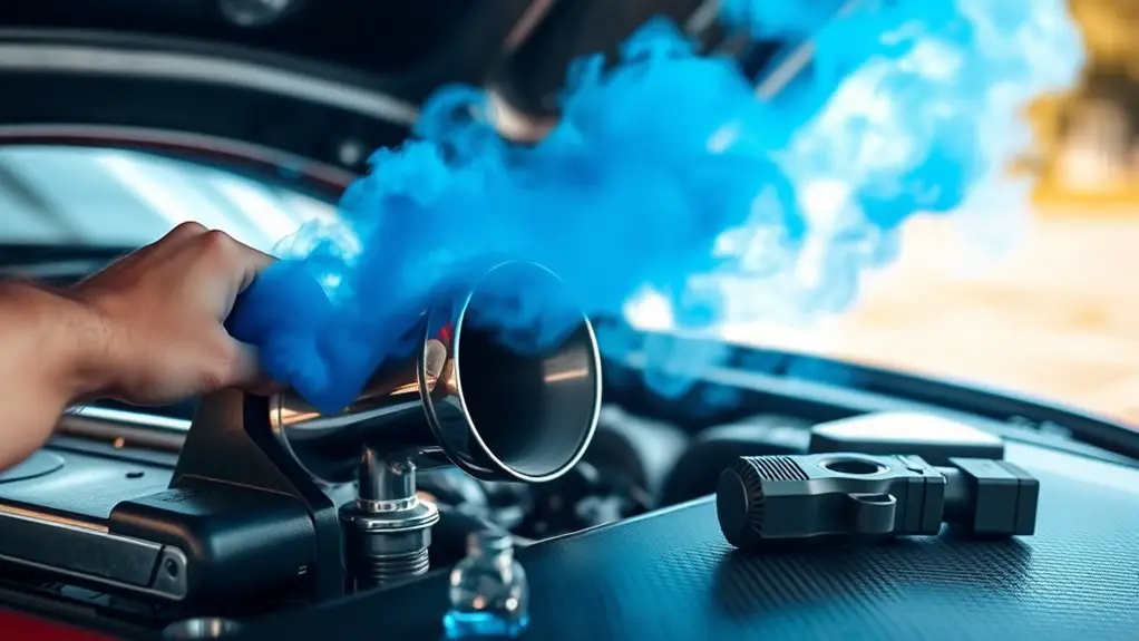 blue smoke oil consumption