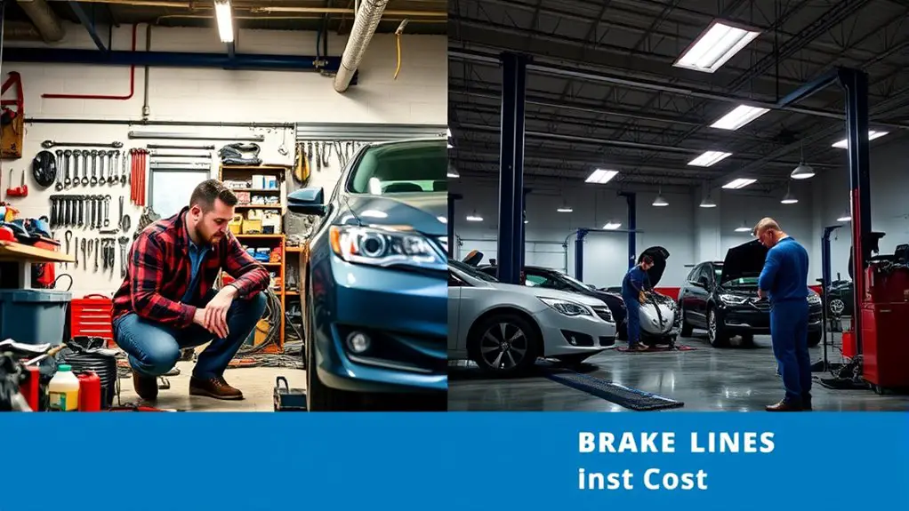 brake line repair costs
