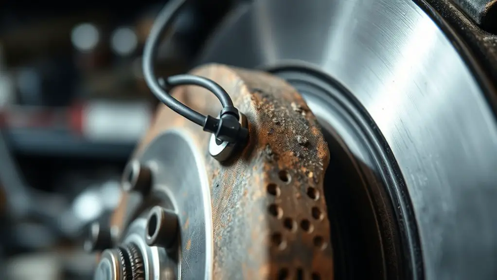 brake pad wear monitoring