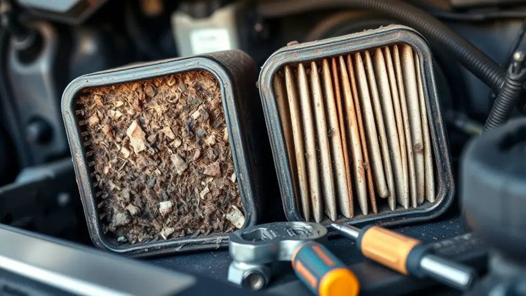 check air and fuel filters