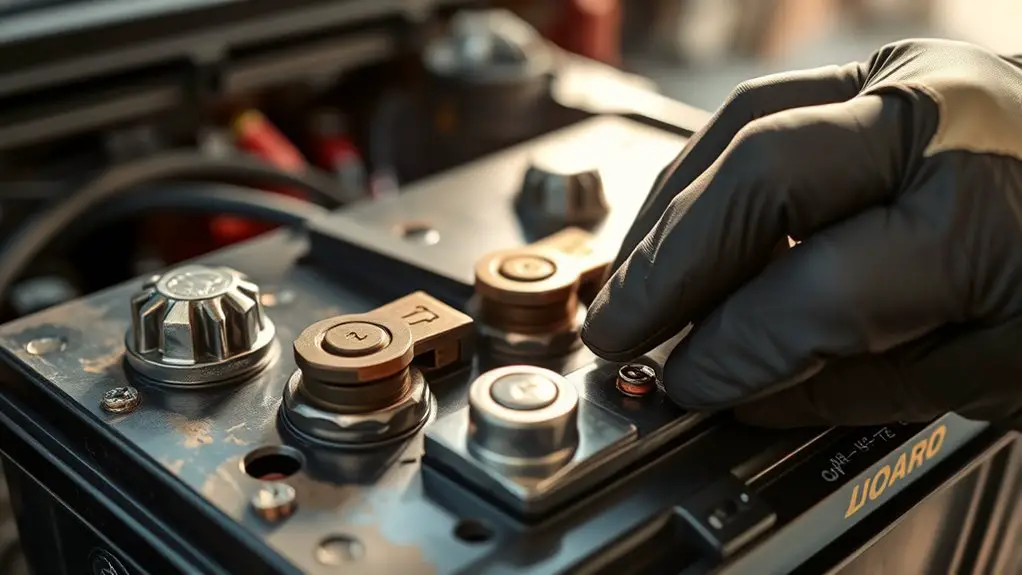 check battery connections securely