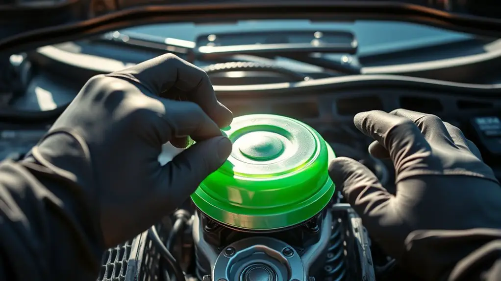 check coolant level regularly