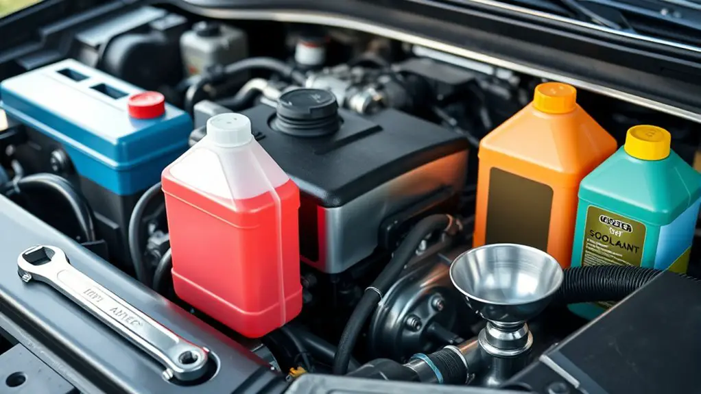 choose compatible vehicle coolant