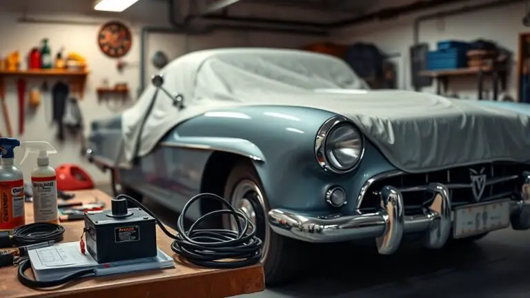 classic car winter storage