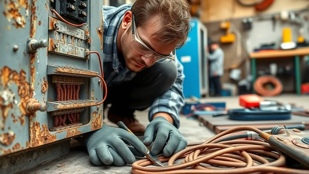 corrosion impacts electrical systems