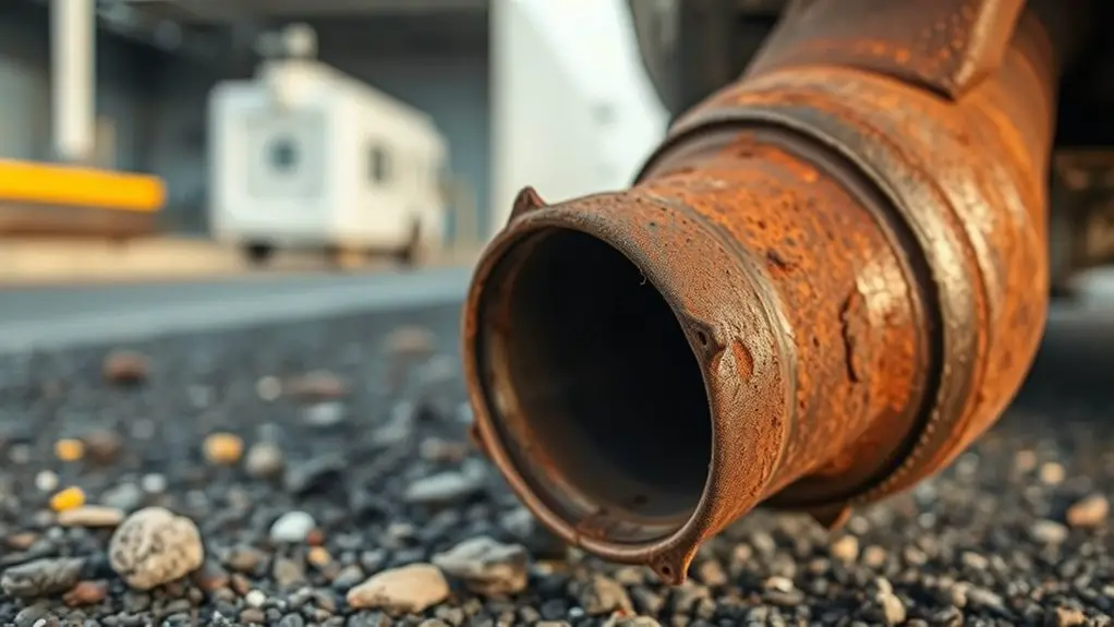 debris induced exhaust damage prevention