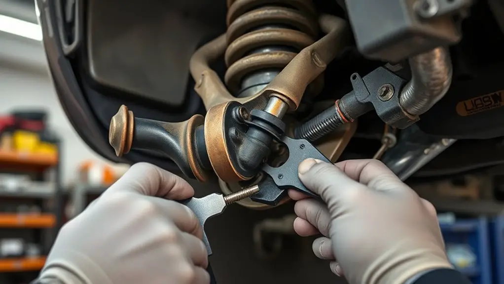 detecting excessive bushing movement