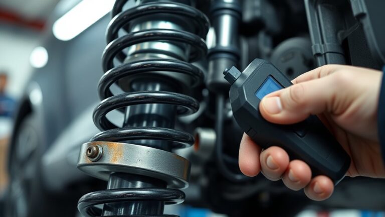 diagnosing compact car suspension