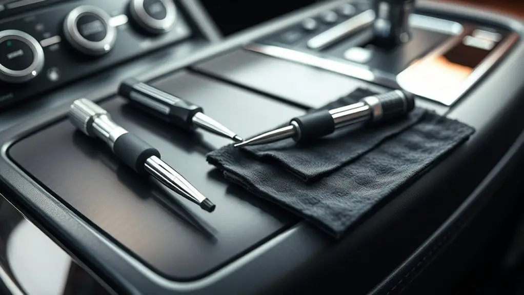 diagnosing console trim loosening