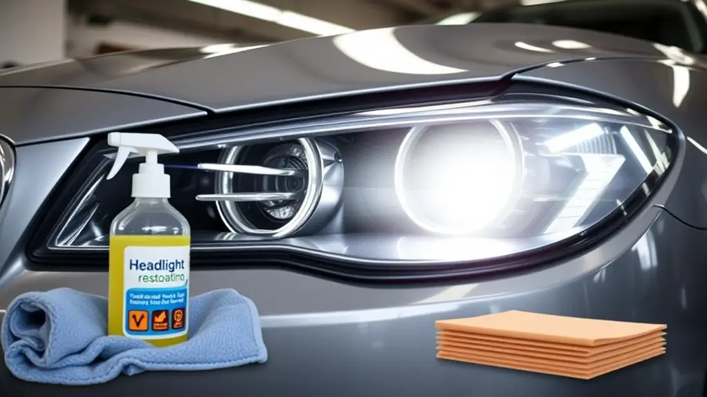 diagnosing sedan headlight fogging