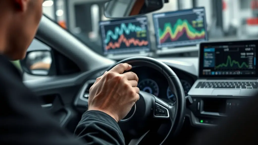 diagnosing steering angle sensor