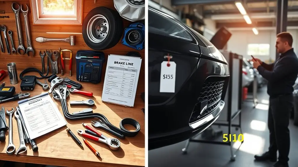 diy brake line costs