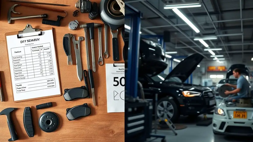 diy brake pad savings