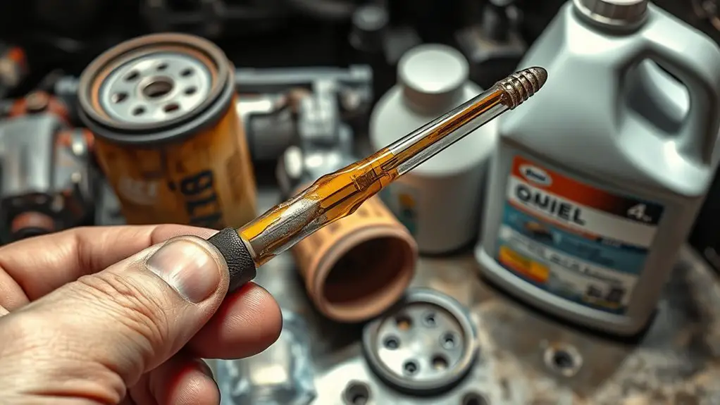 engine oil warning signs