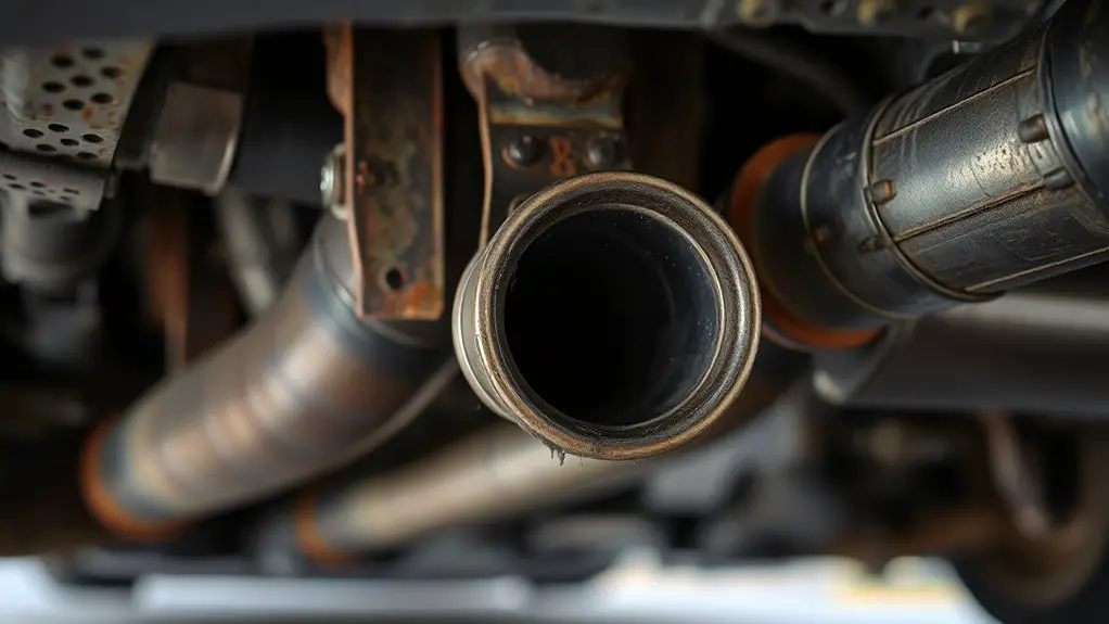 exhaust blockage symptoms diagnosis