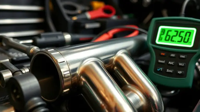 exhaust manifold testing procedure