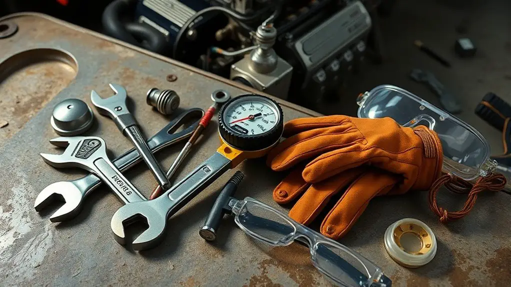 gather tools ensure safety