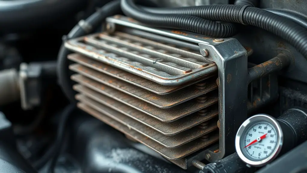 heater core blockage symptoms