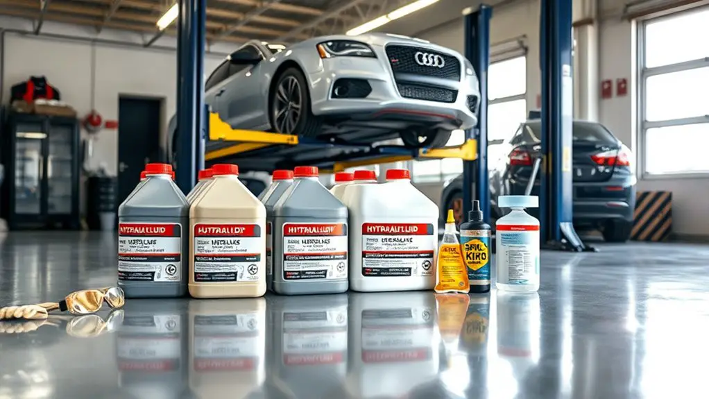 hydraulic fluid storage safety