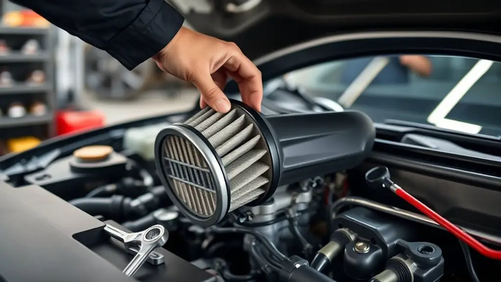 inspect air intake components