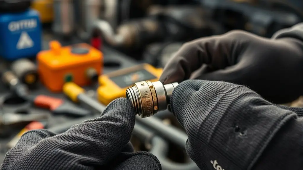 inspect and clean connectors