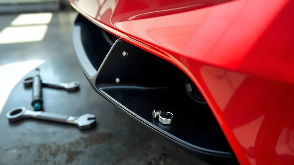 inspect bumper mounting points