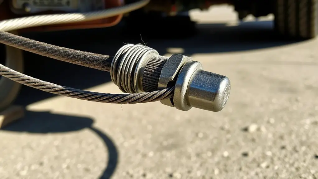 inspect parking brake cable