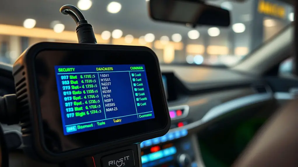 key codes vs diagnostics