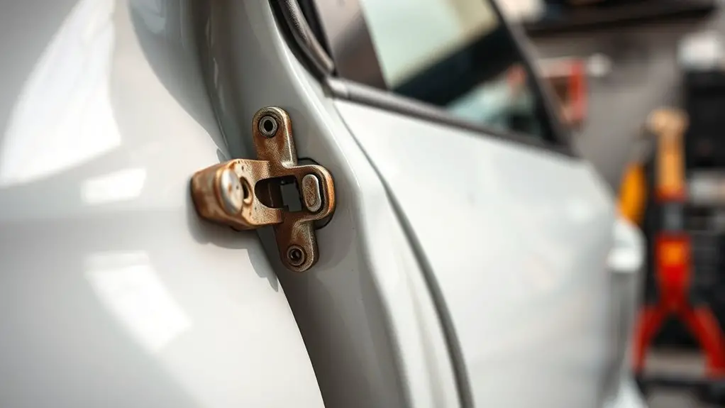 loose hinges cause door gaps