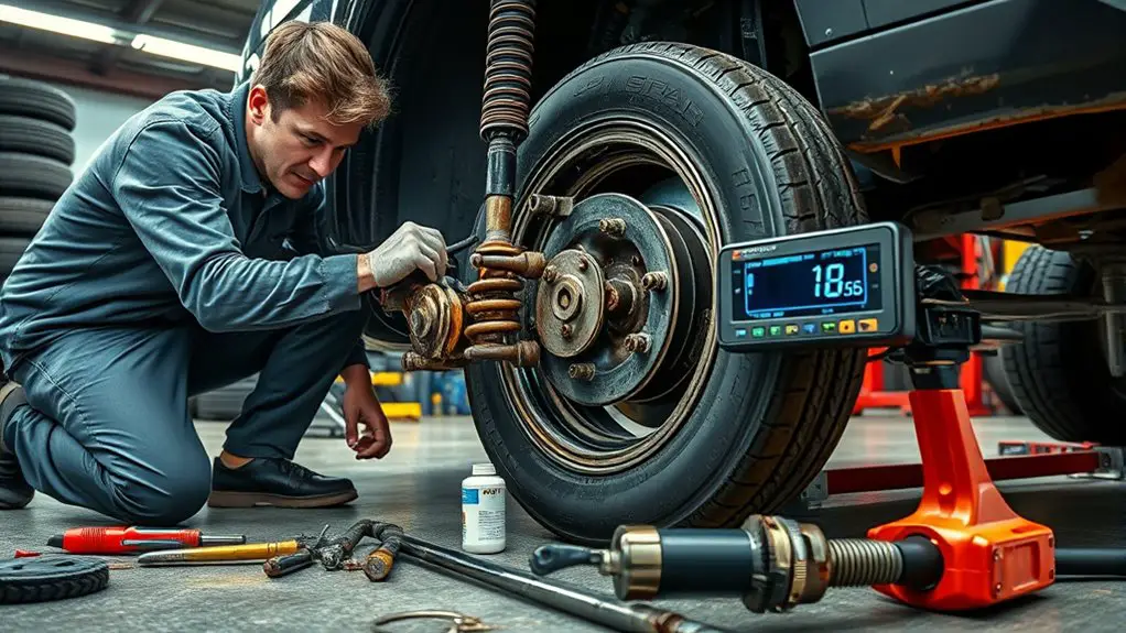 misaligned suspension causes brake pull