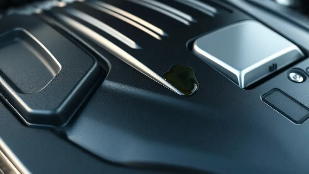 oil leak symptom identification