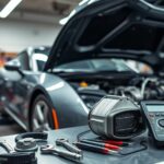 prepare car and tools