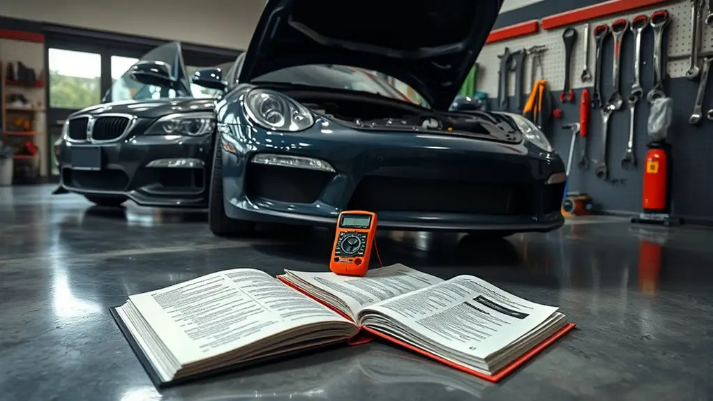 prepare car and tools