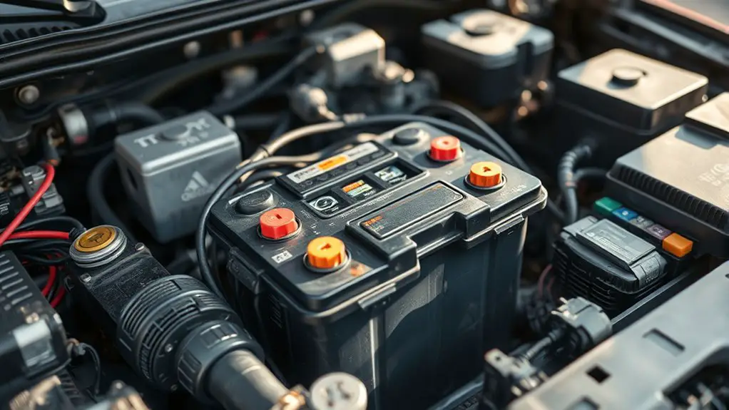 prevent aux battery drain