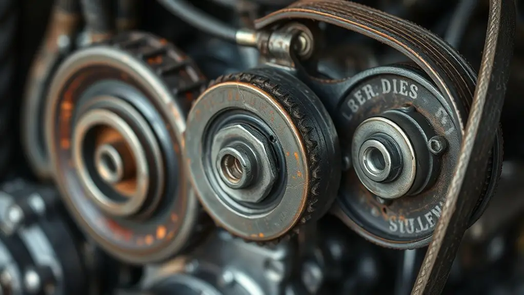 pulleys and tensioners maintenance