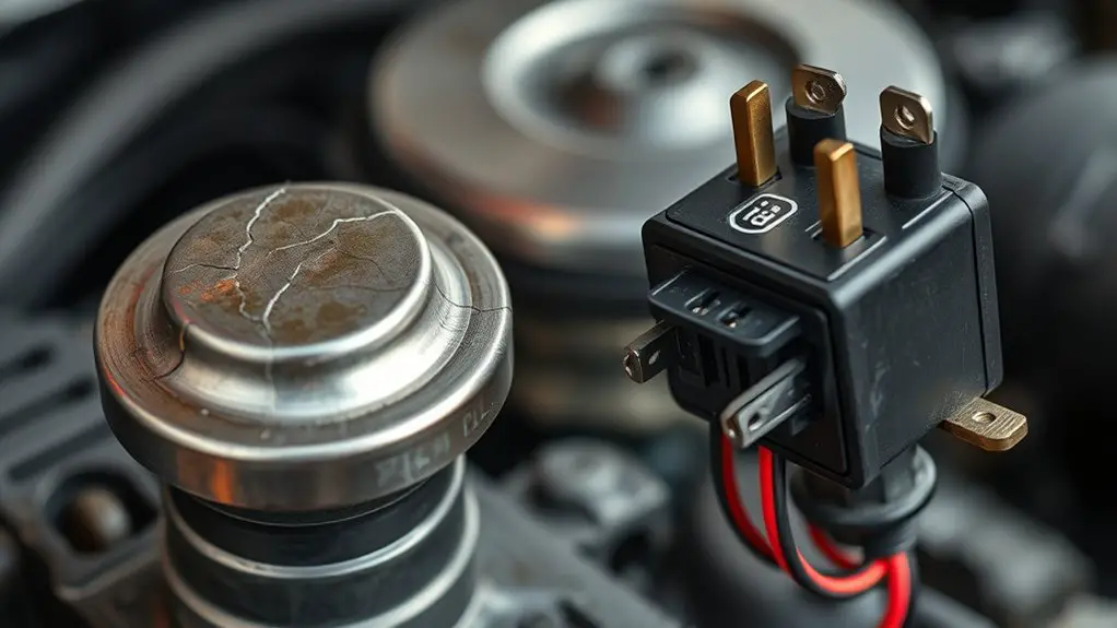 radiator cap versus fan relay