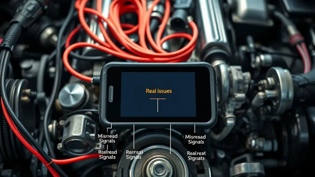 real vs misread signal analysis