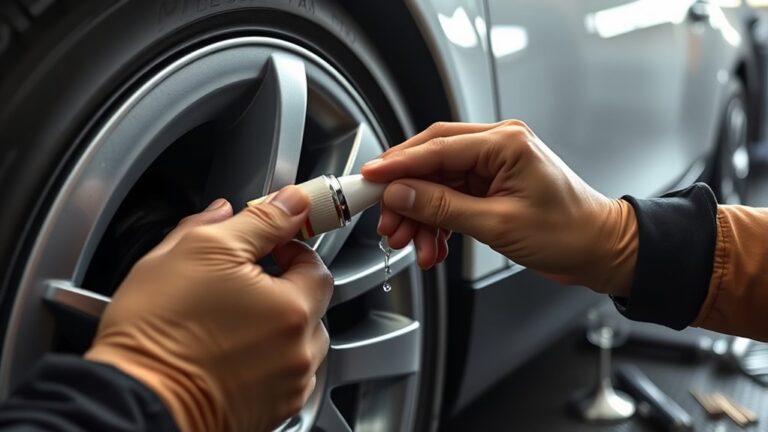 repairing compact car leak