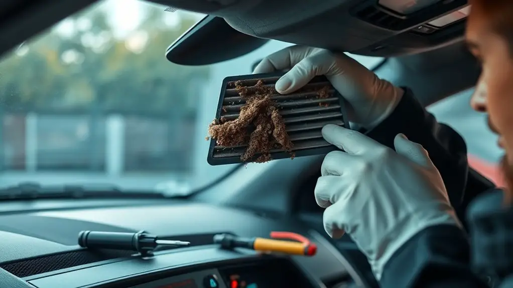replacing a cabin filter
