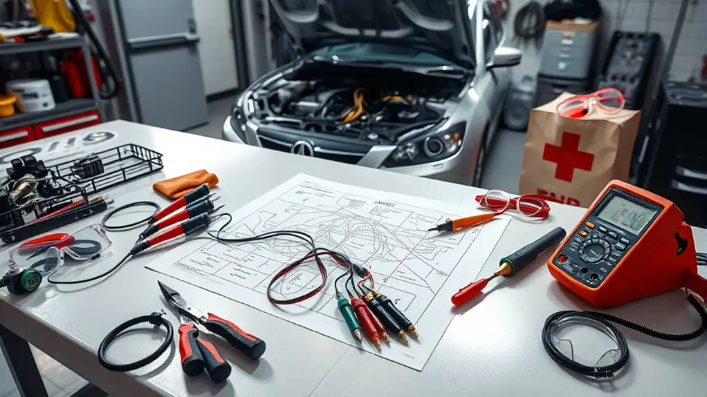 safe organized precise workspace