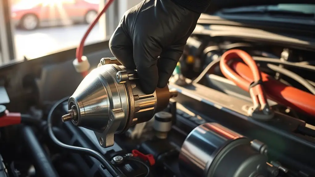 safely remove old starter