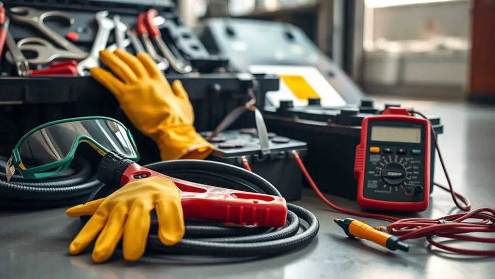 safety first prepare tools