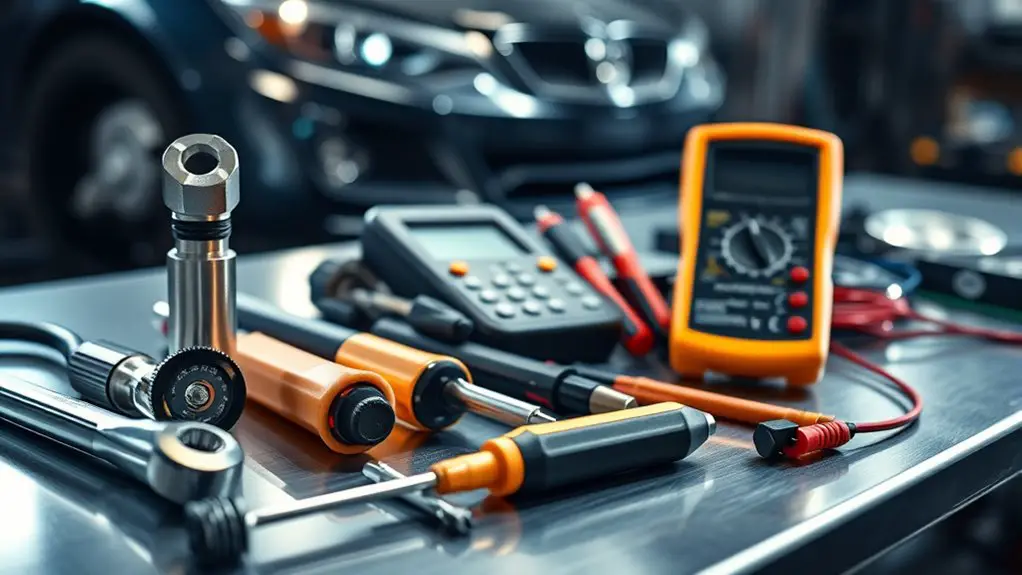 safety gear and tools