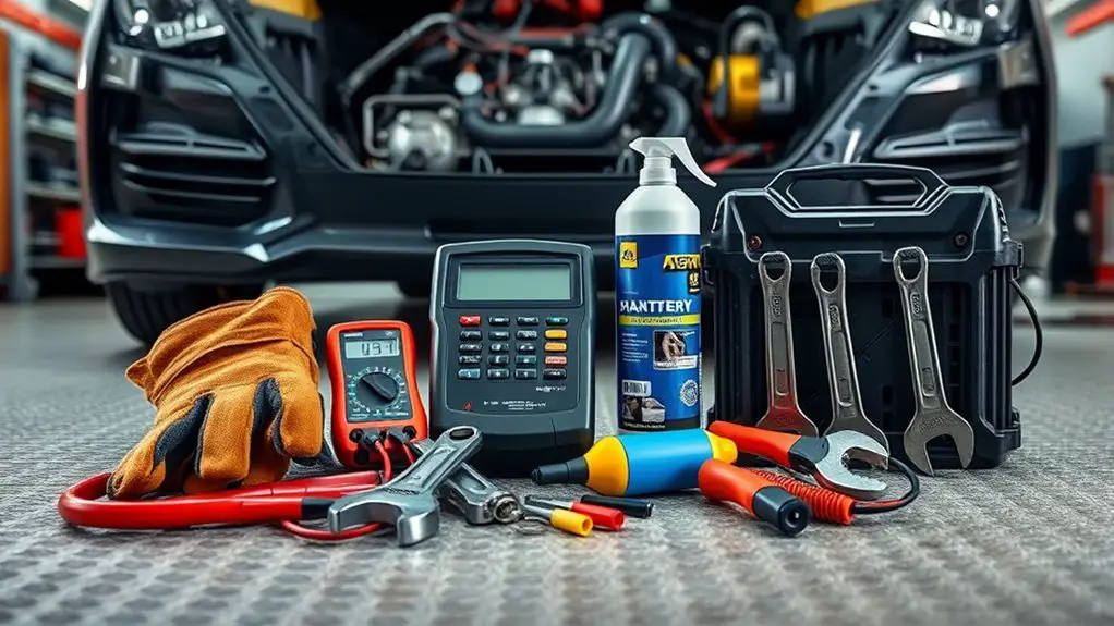 safety gear and tools