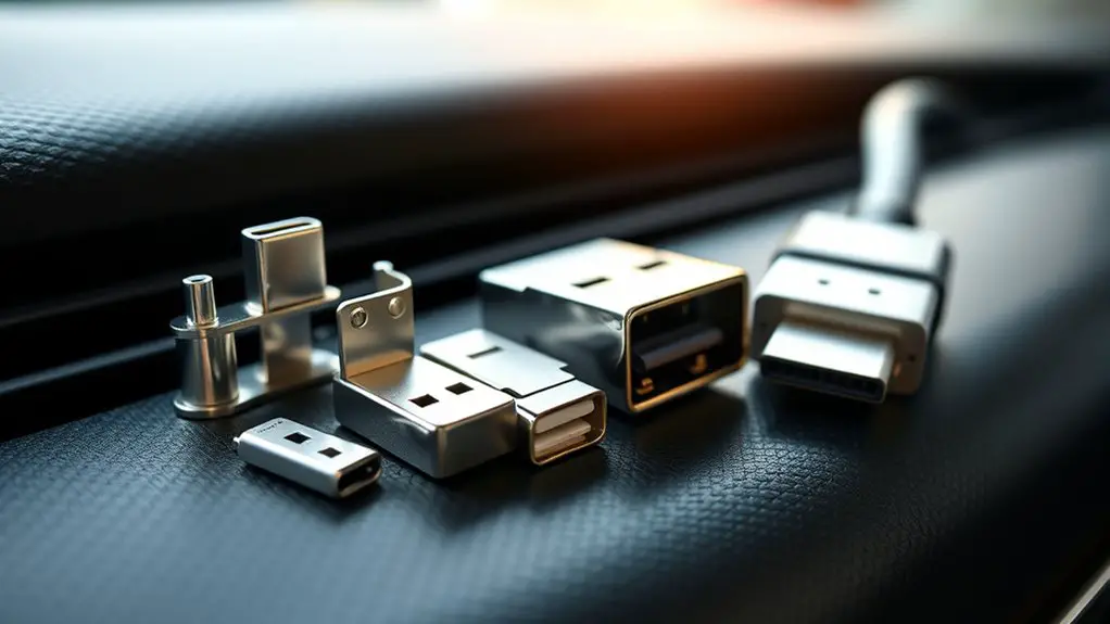 secure usb clip selection
